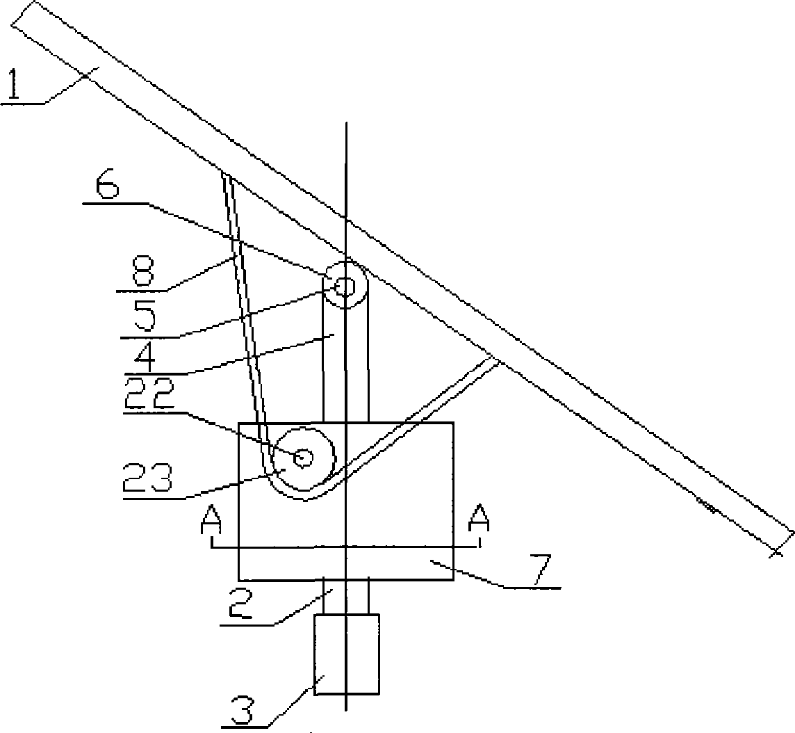 Worm wheel chain driven planar solar autotracker