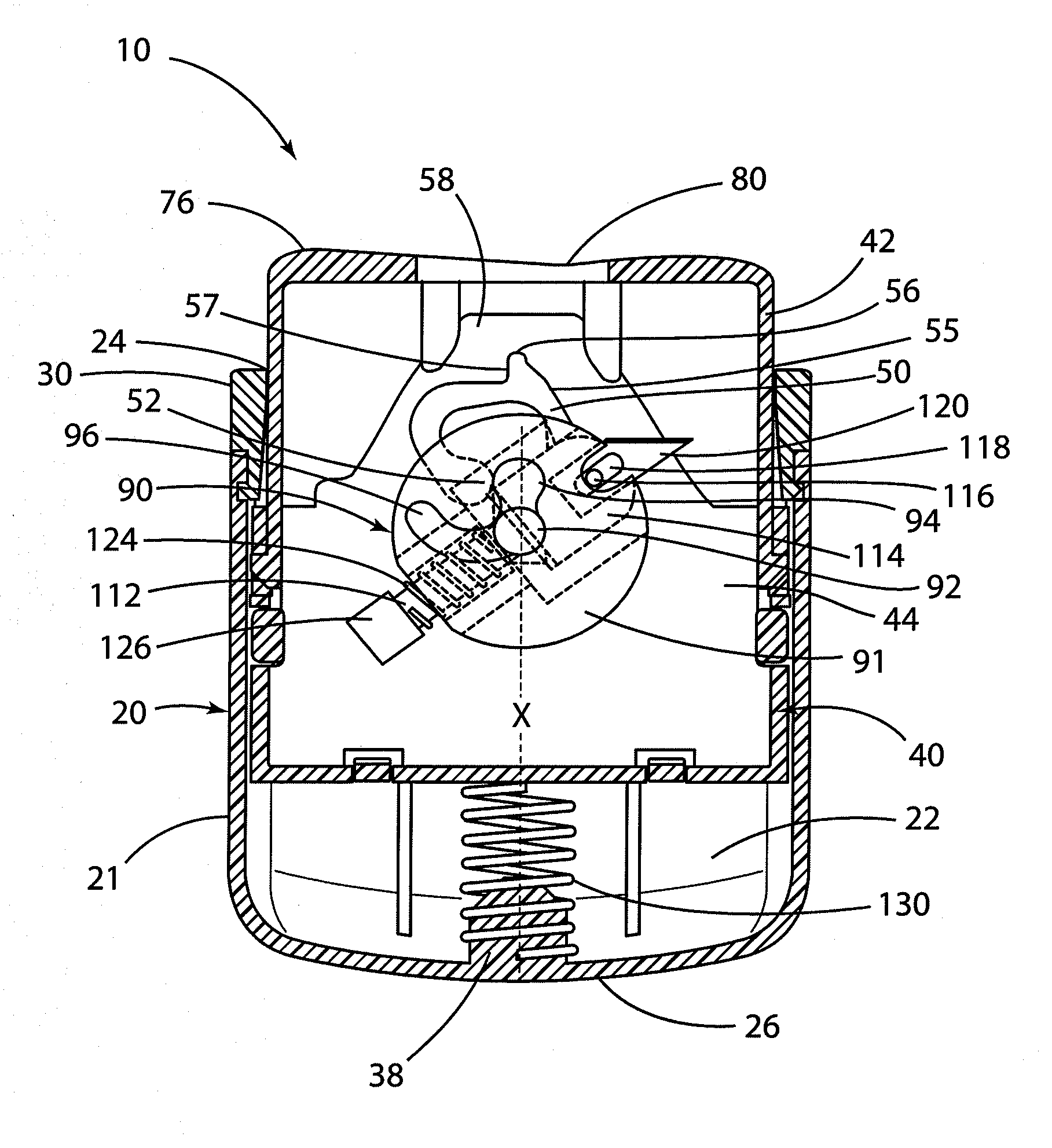 Contact activated incision device