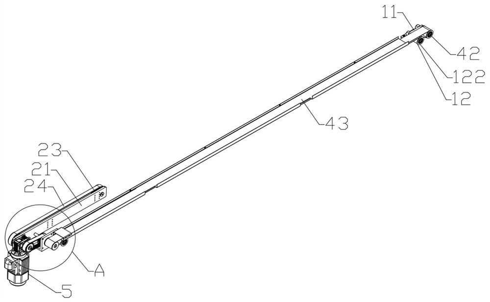 Waste discharging devices of quadrilateral cutting saw and quadrilateral cutting saw