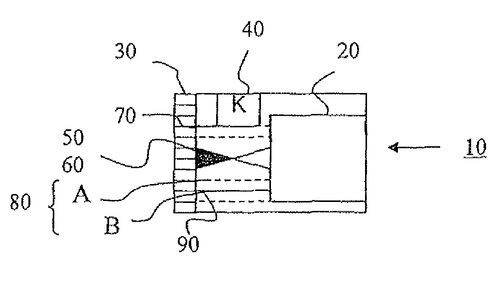 Storage medium having an encrypting device