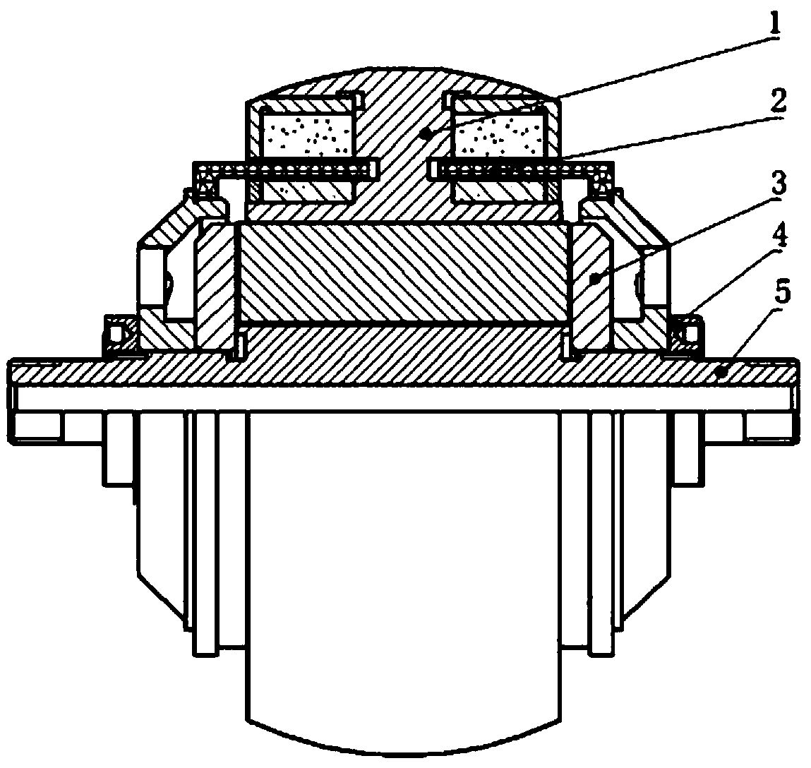 Radially-magnetized double-ring magnetic steel permanent magnet motor