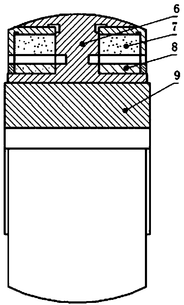 Radially-magnetized double-ring magnetic steel permanent magnet motor