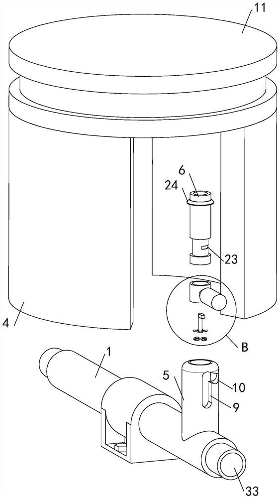 Sand storage device for high-precision sand shooting machine