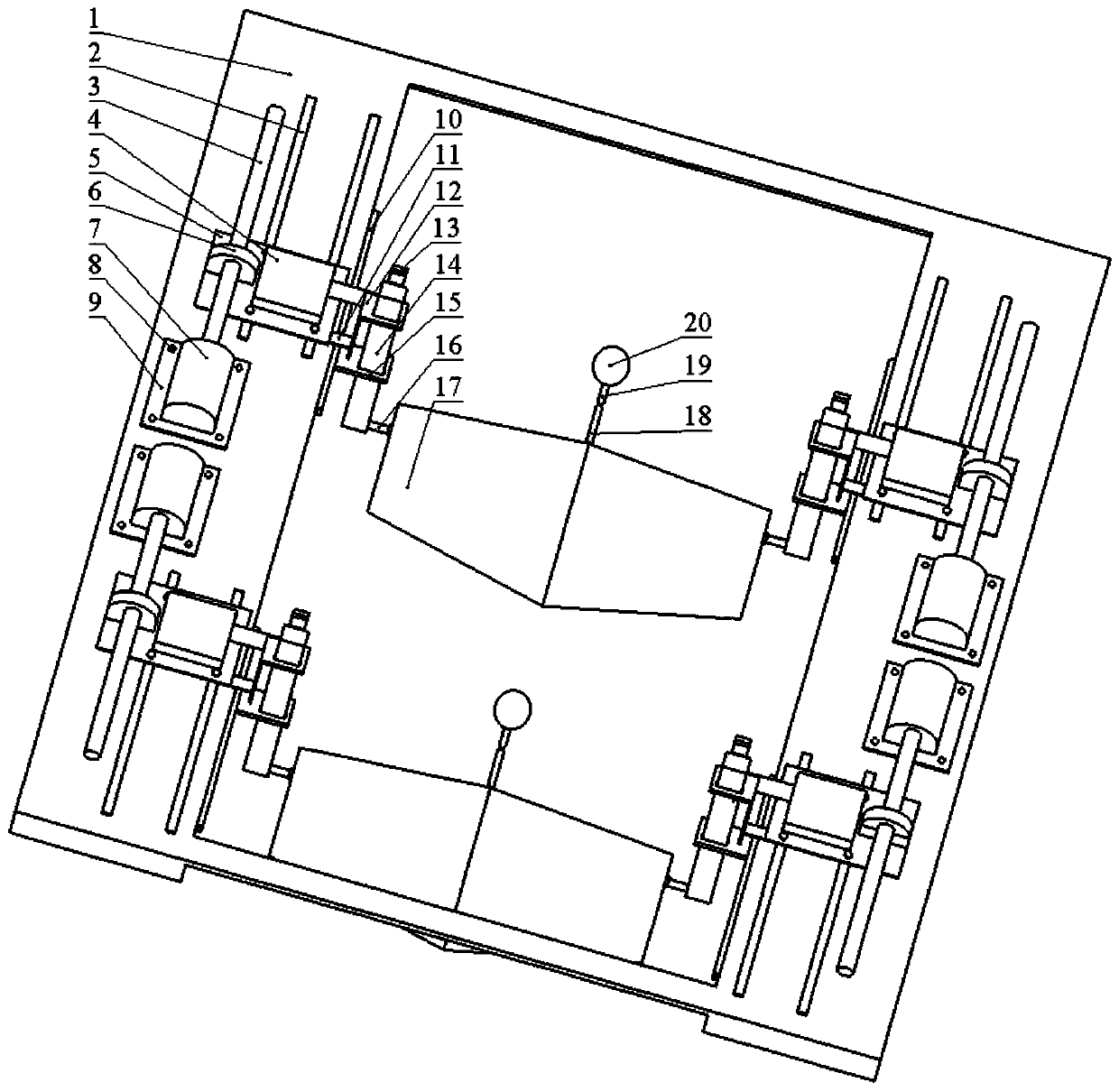 Retractable adjustable-distance ship wave propulsion device