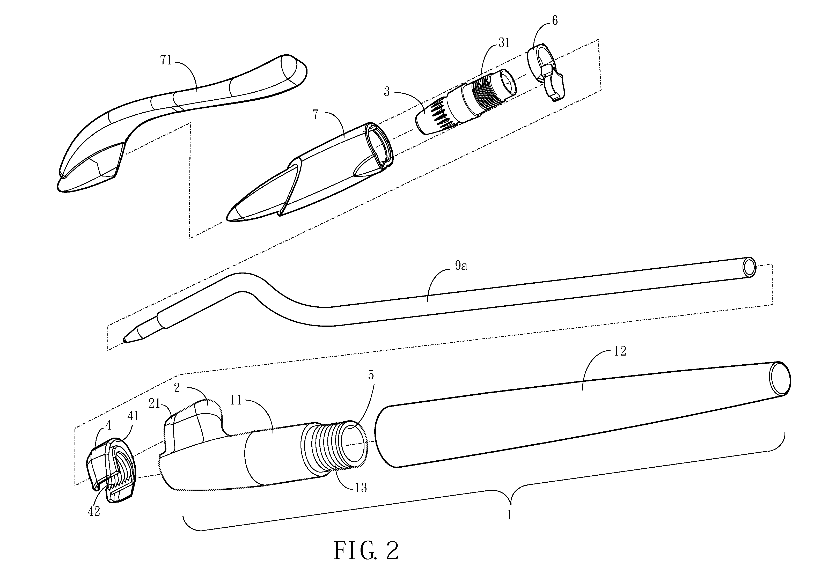 Offset Pen Structure for Rapid Assembling