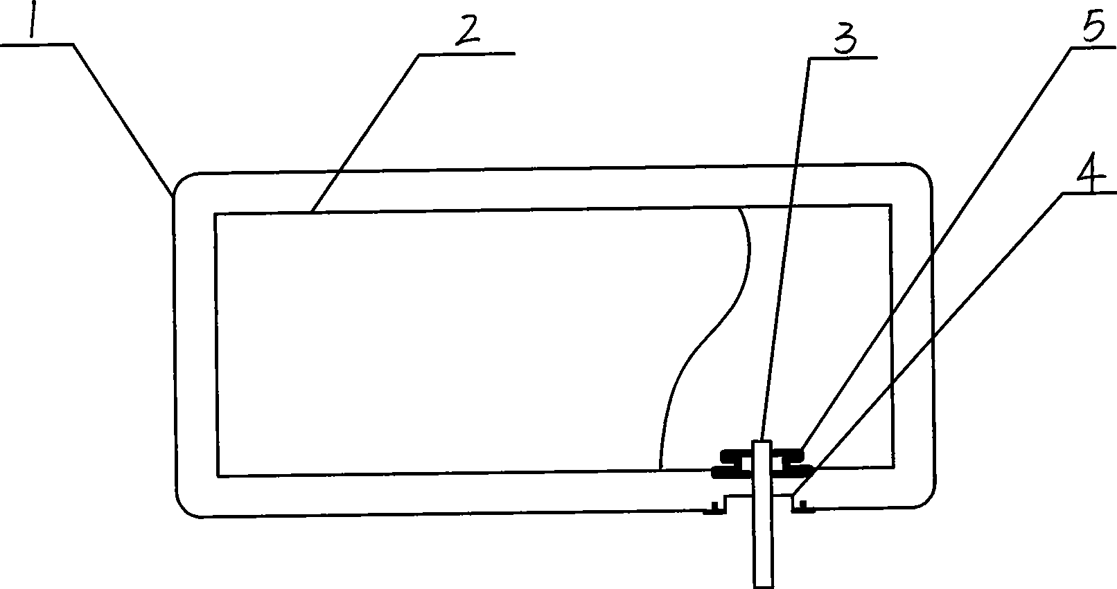 Inner container of fiber reinforced plastic solar water heater