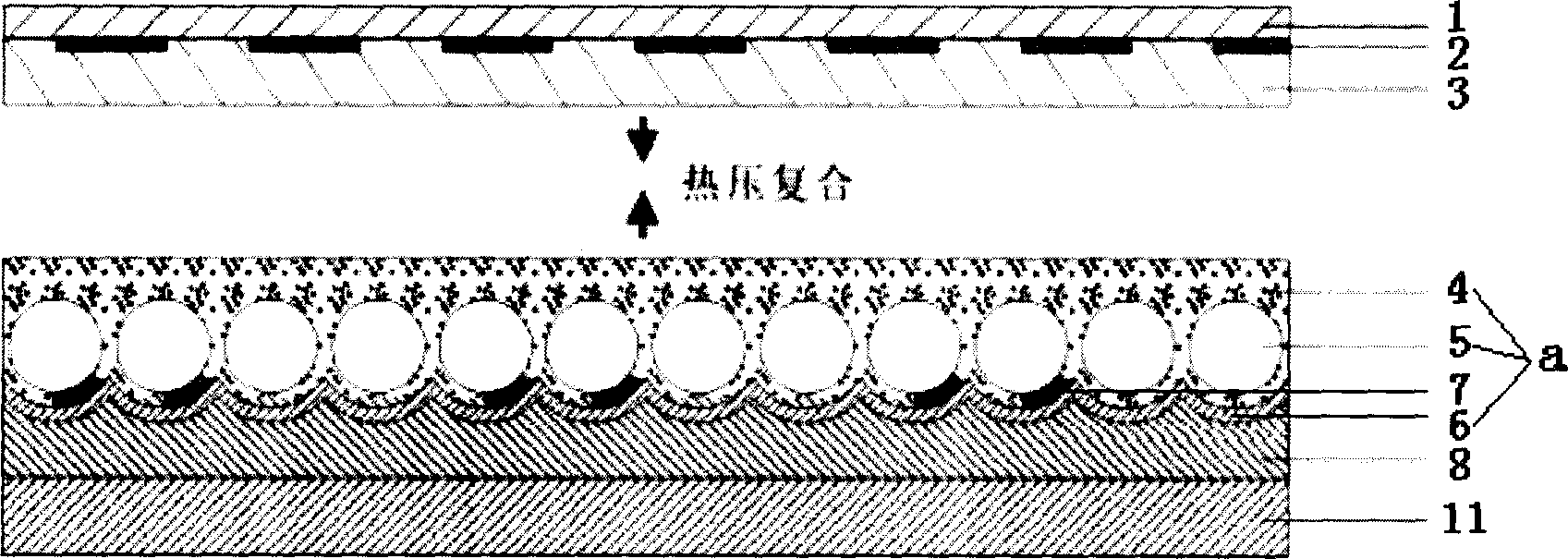 False-proof thin film and its preparing method