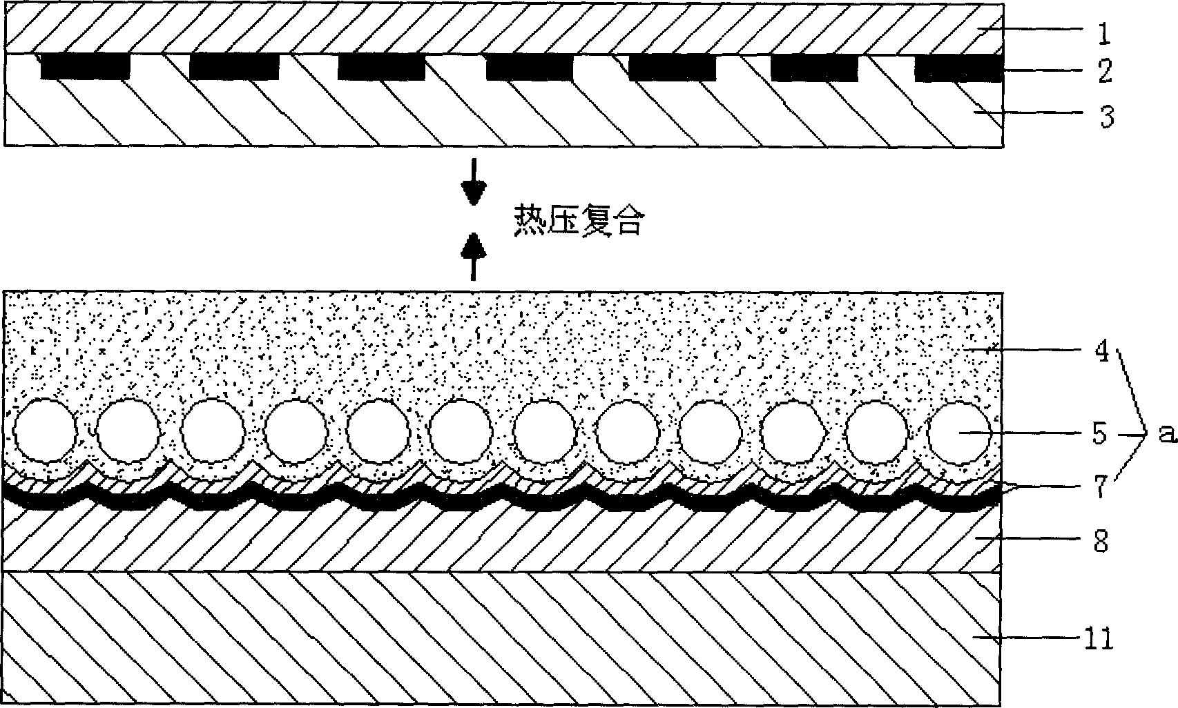 False-proof thin film and its preparing method