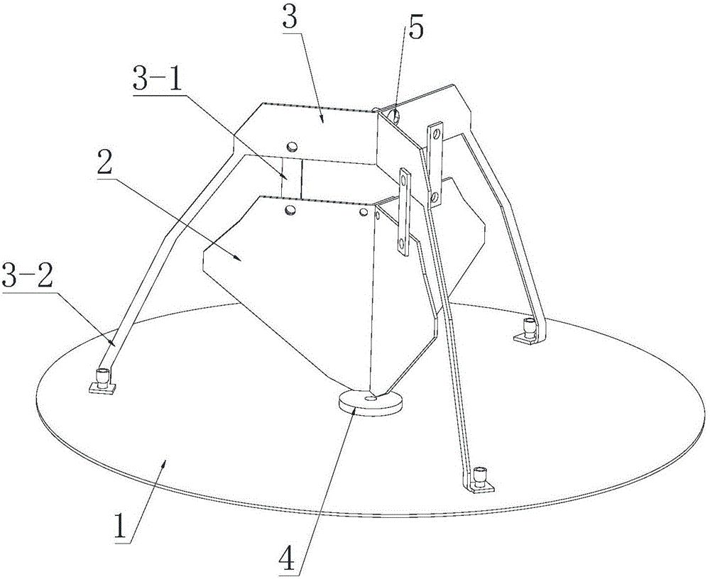 Single-polarized omnidirectional ceiling antenna