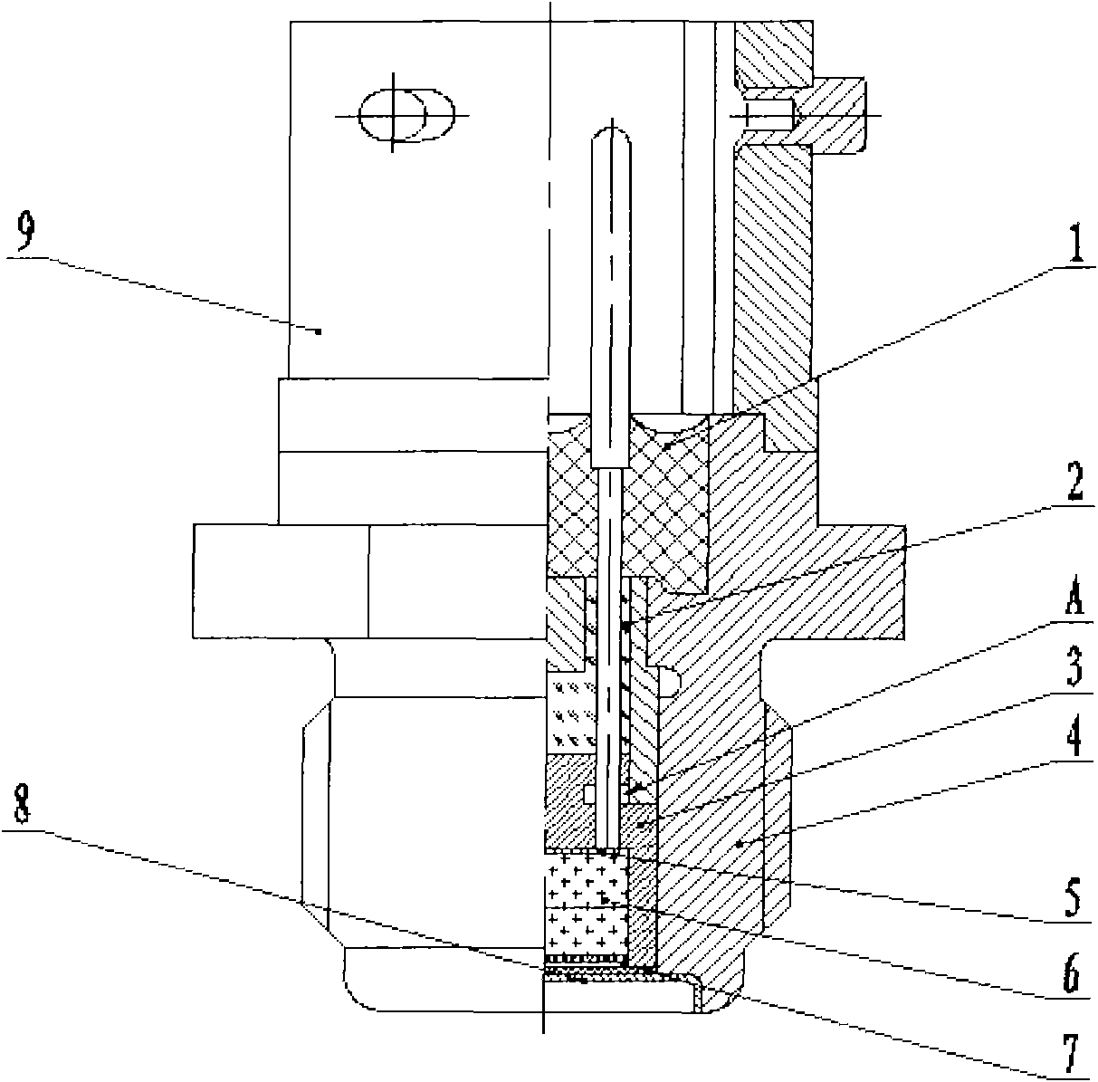 Insensitive electric igniter for nuclear blast valve