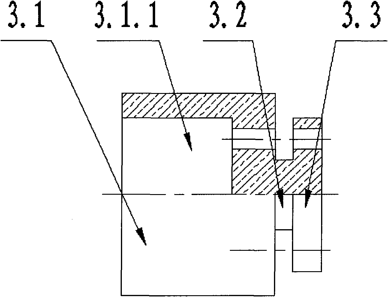 Insensitive electric igniter for nuclear blast valve