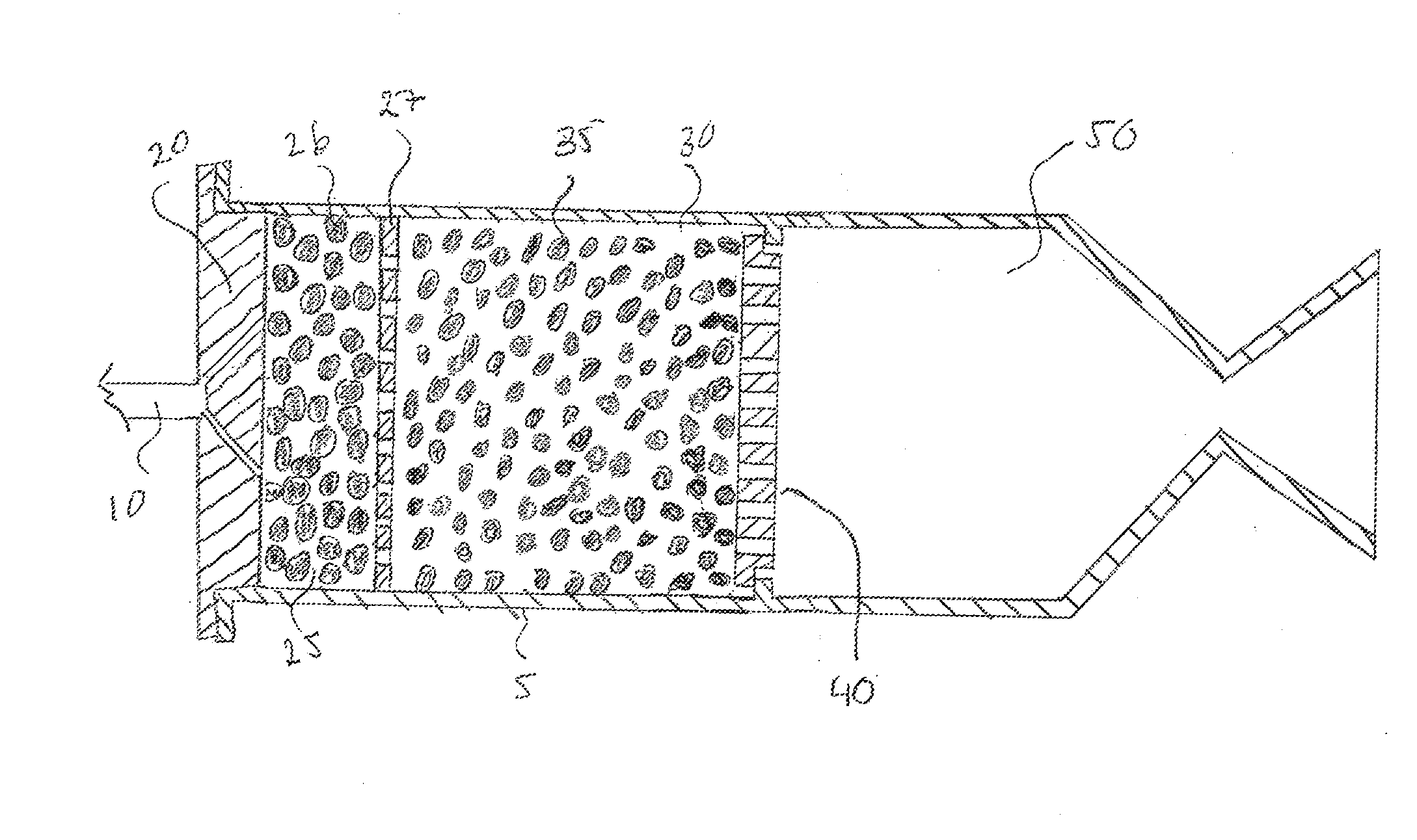 Reactor for ammonium dinitramide-based liquid mono-propellants, and thruster including the reactor