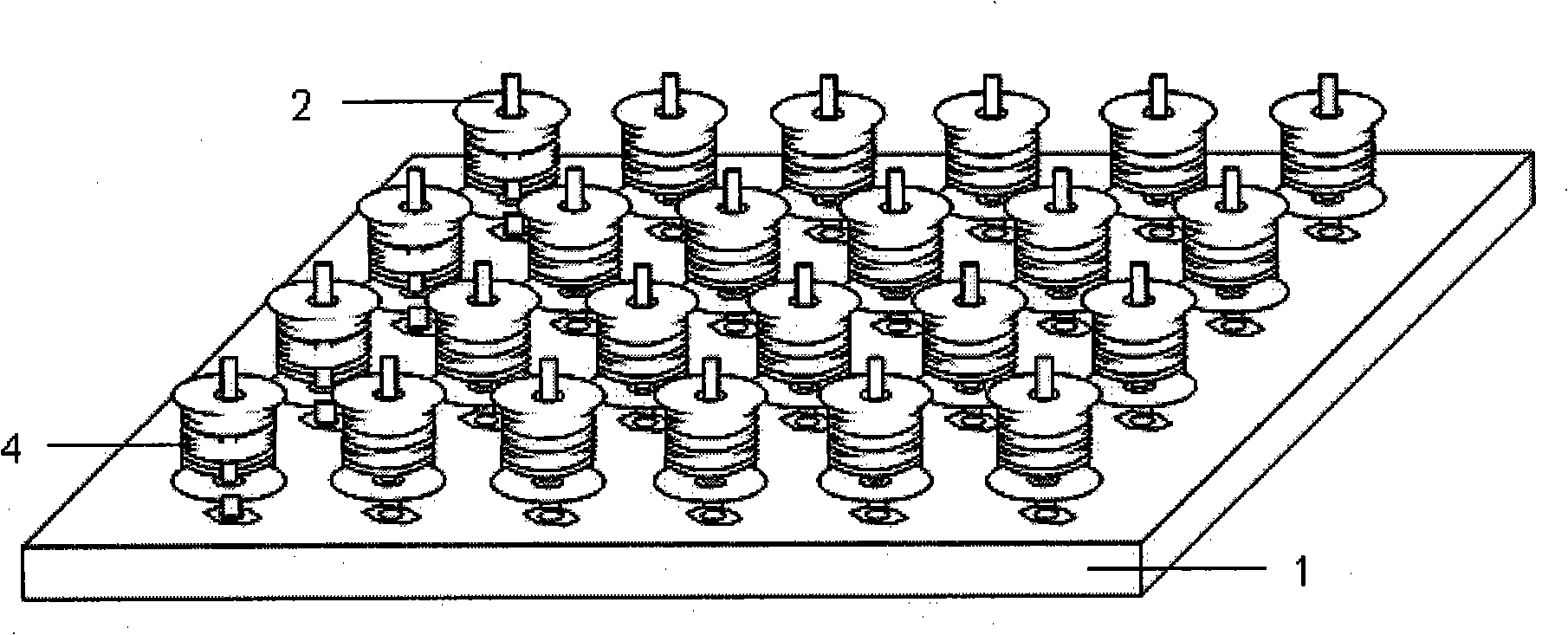 Micro-pore plate type electromagnetic separator