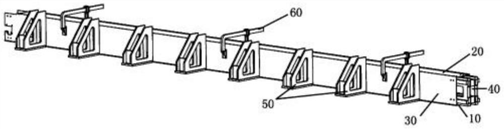 Box-shaped cantilever crane and welding deformation control method thereof