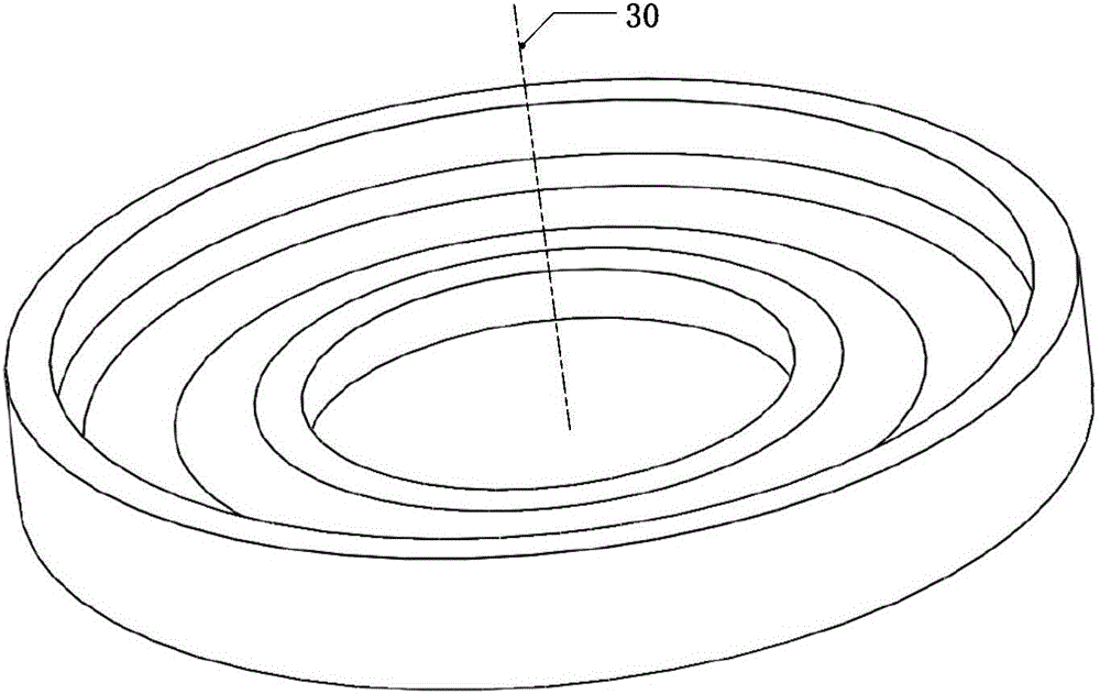 Probe device and scanning method used for aerial flange eddy automatic detection