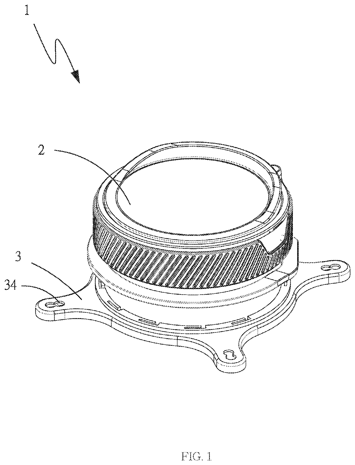 Radiator fixing structure