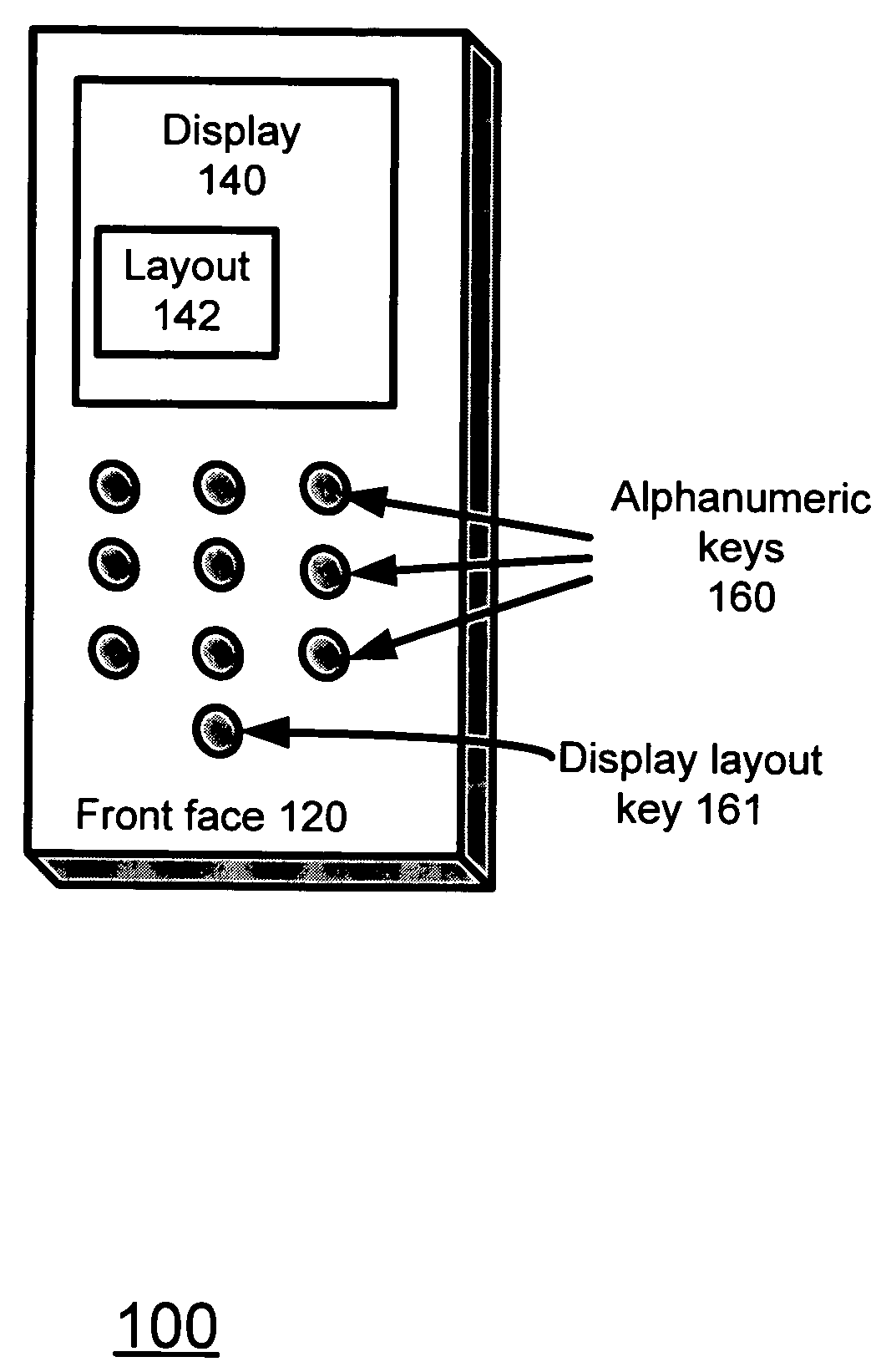 Method and system for providing input mechnisms on a handheld electronic device