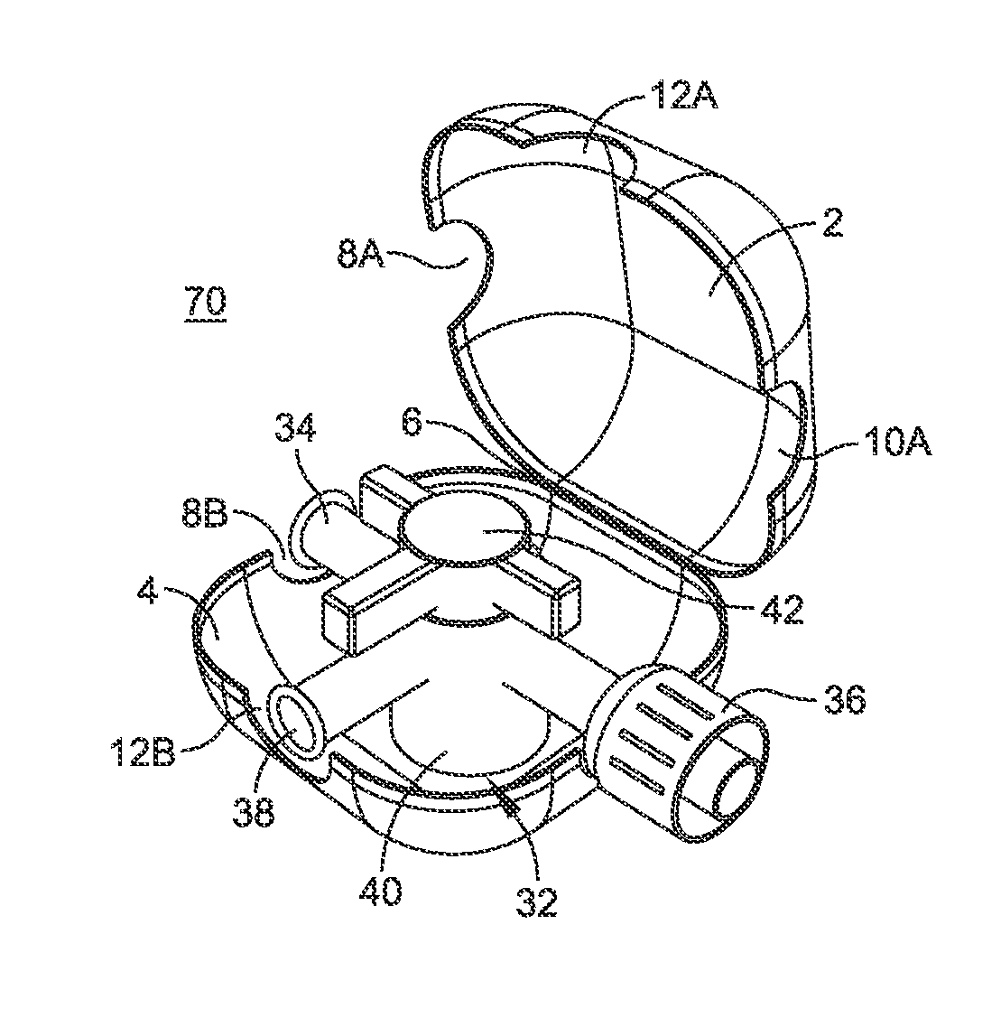 Three-Way Valve Case Apparatus