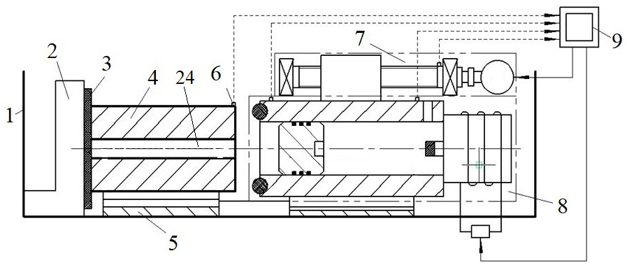 A kind of pressure alternation type microporous inner surface cavitation shot peening equipment and working method