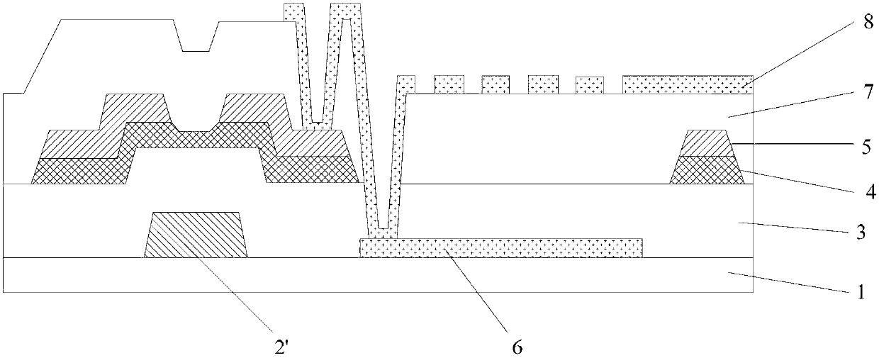 Array substrate, repair method for broken lines of array substrate and display device