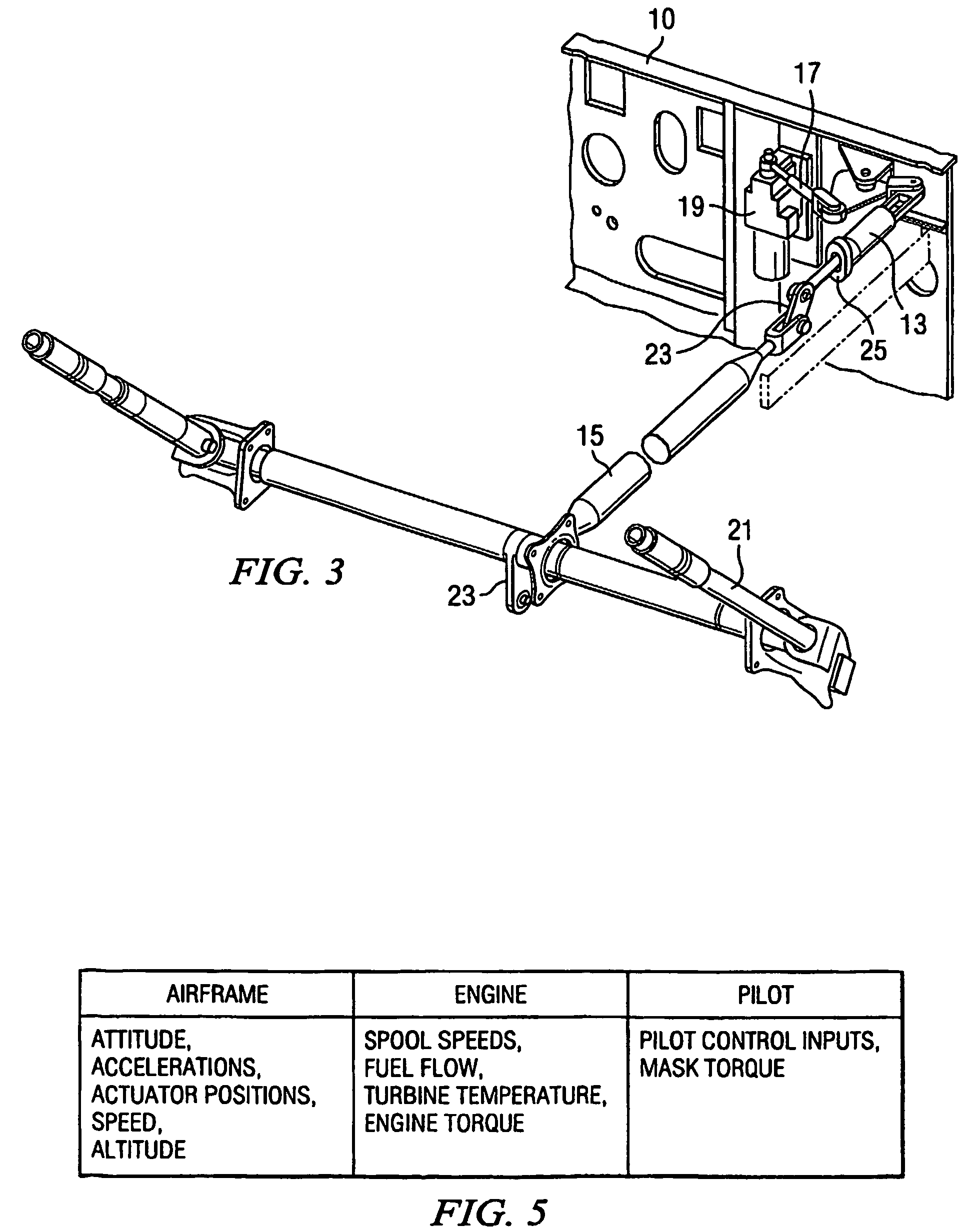 Method and apparatus for tactile cueing of aircraft controls