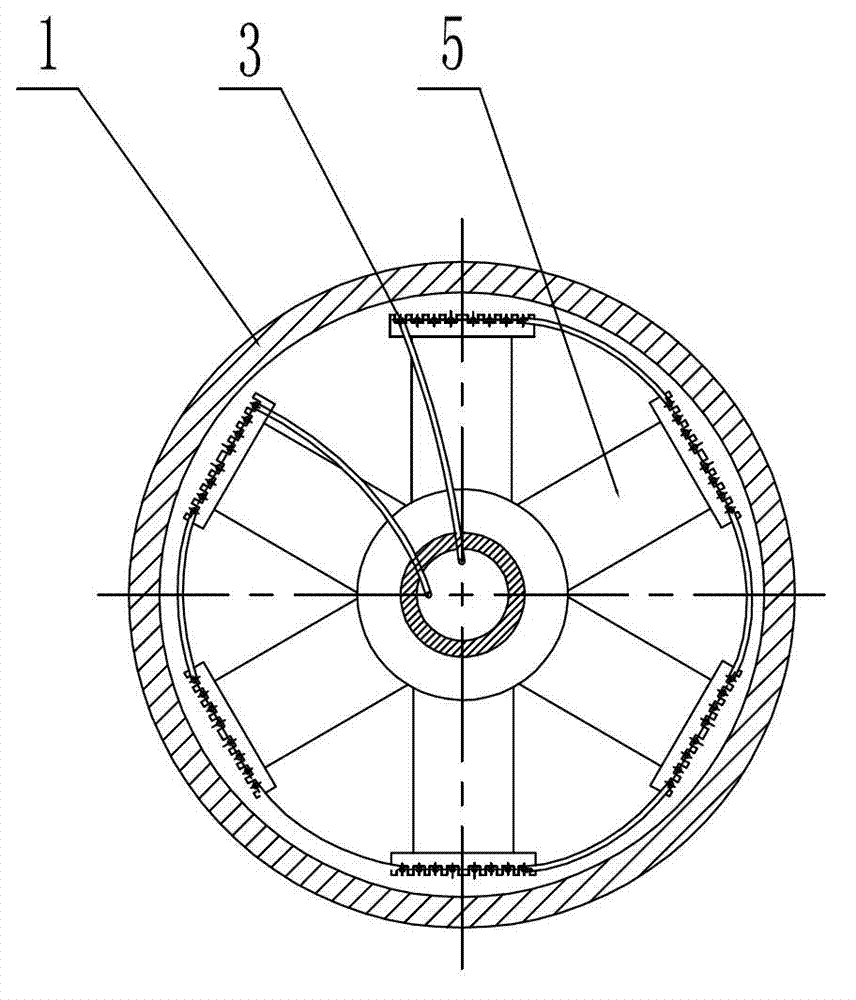 Electromagnetic induction heating roll