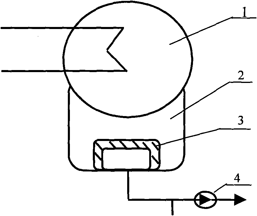 Magnetic field deironing and purifying device of condensed water