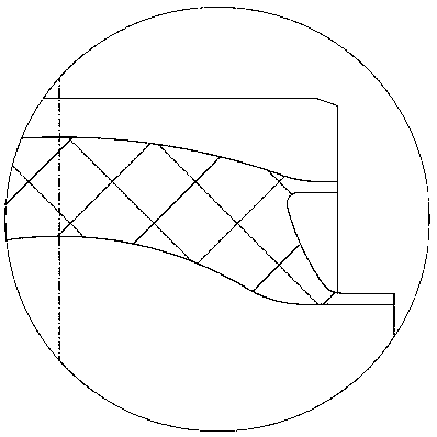 Double-spherical traction rubber joint and making method thereof