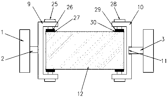 Building board cleaning device