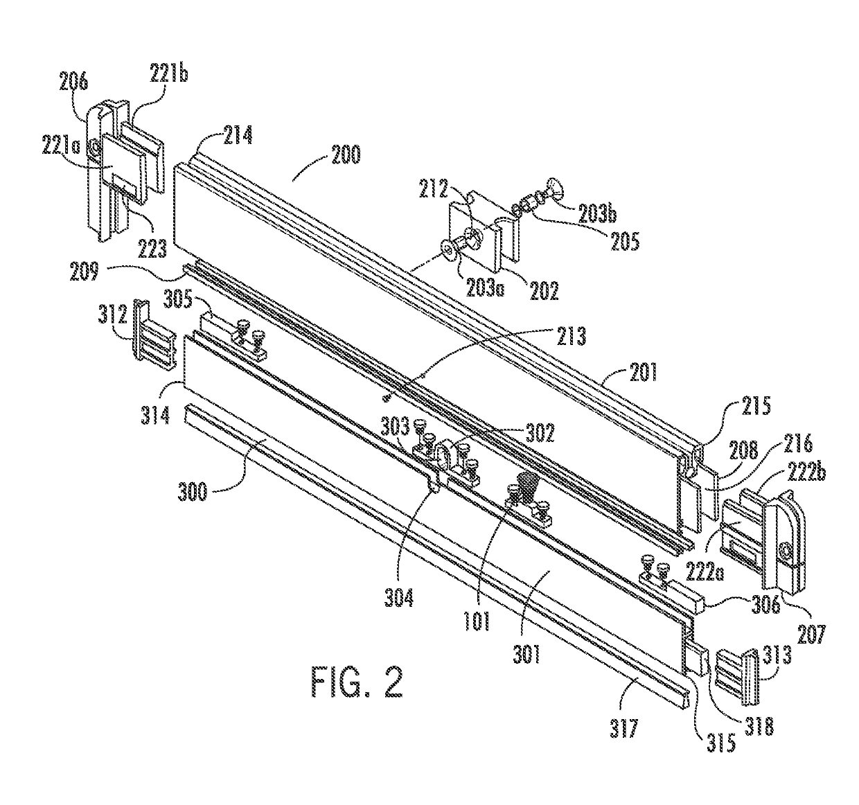 Self-adjusting bottom bar for a retractable screen