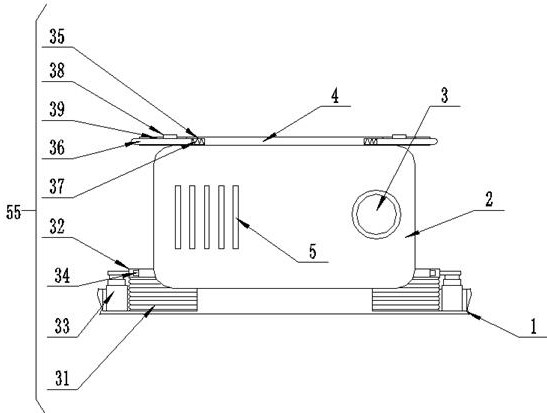 Building model 3D projector and application method thereof