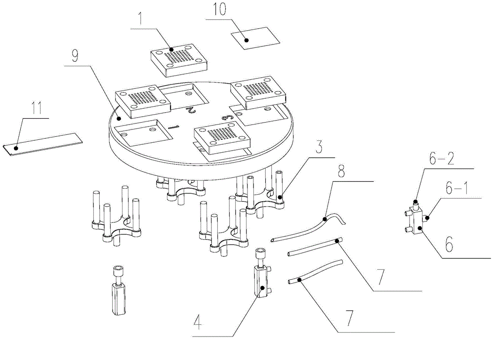 Silk screen printing device