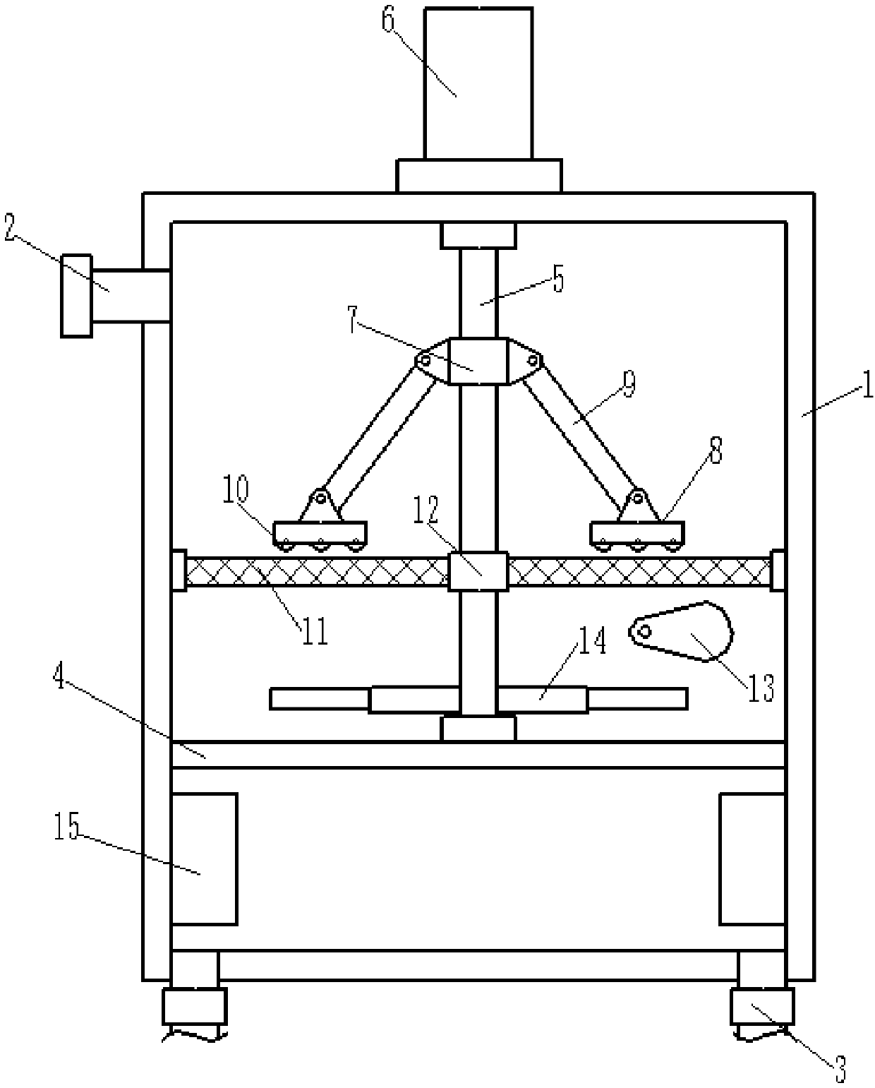 Explosionproof powder stirring device for millstone repair