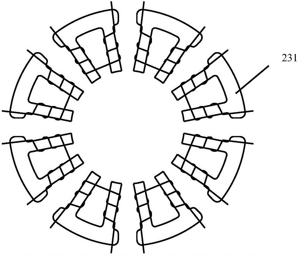 Heteropole type octupole radial electromagnetic suspension bearing