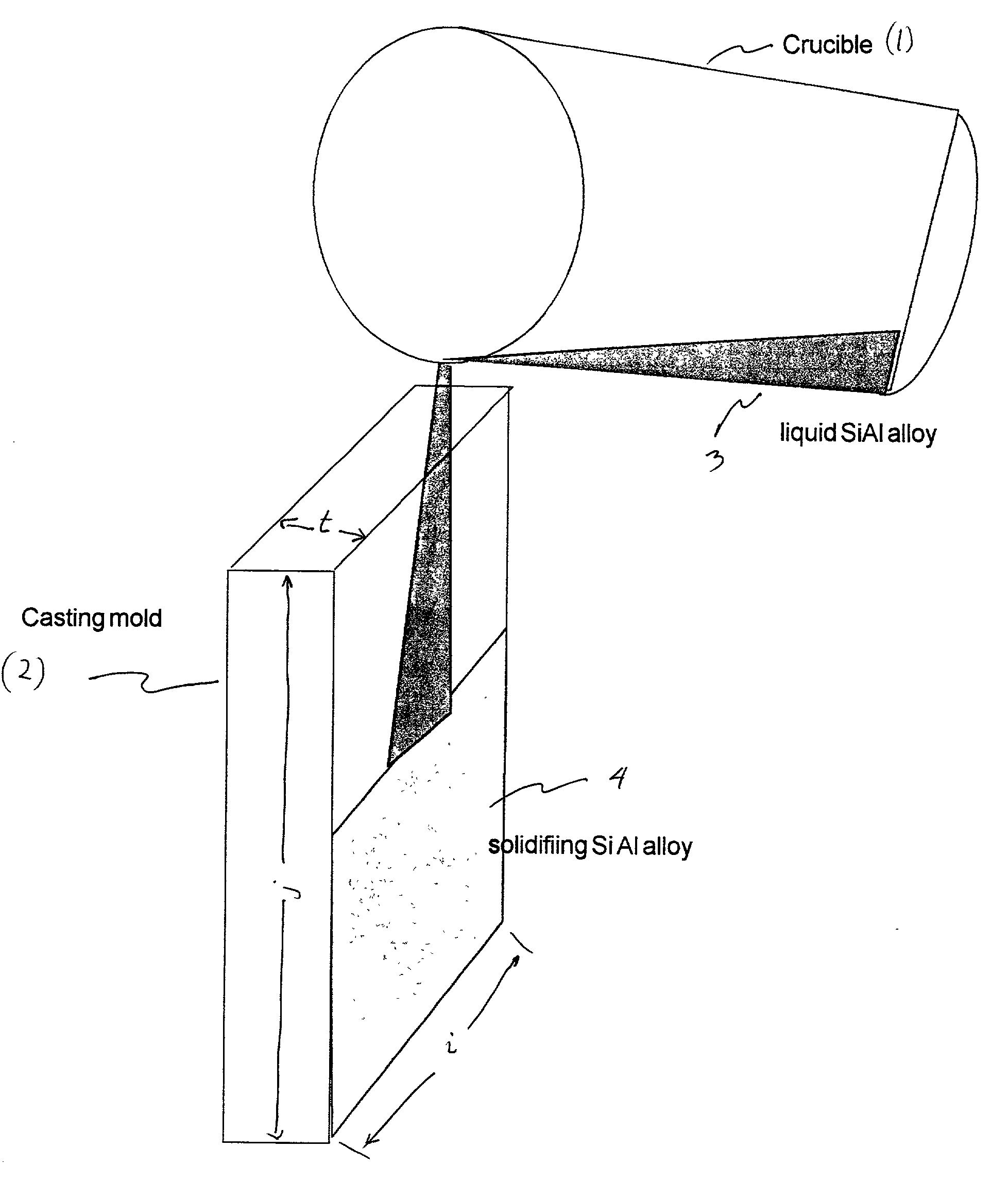 Sputtering target for depositing silicon layers in their nitride or oxide form and a process for its preparation