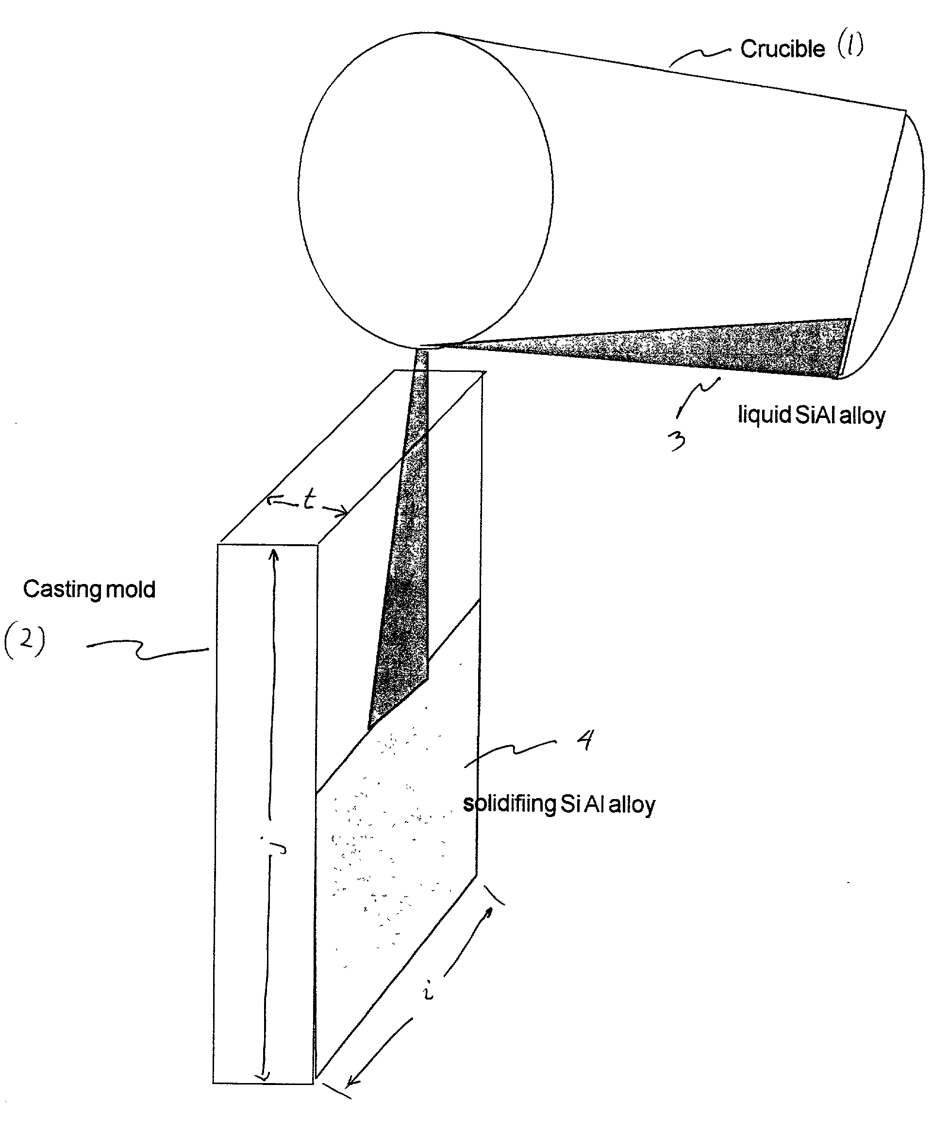 Sputtering target for depositing silicon layers in their nitride or oxide form and a process for its preparation