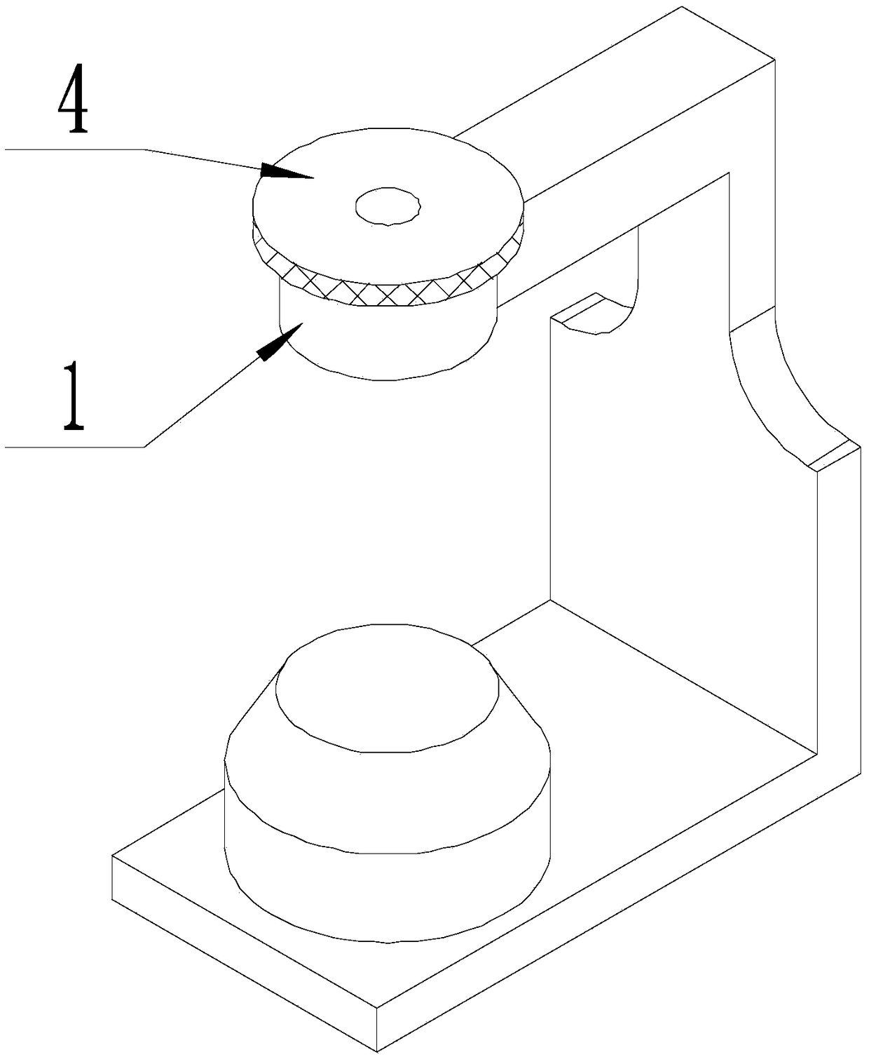 A device to avoid shaking of the coupling fixture during movement