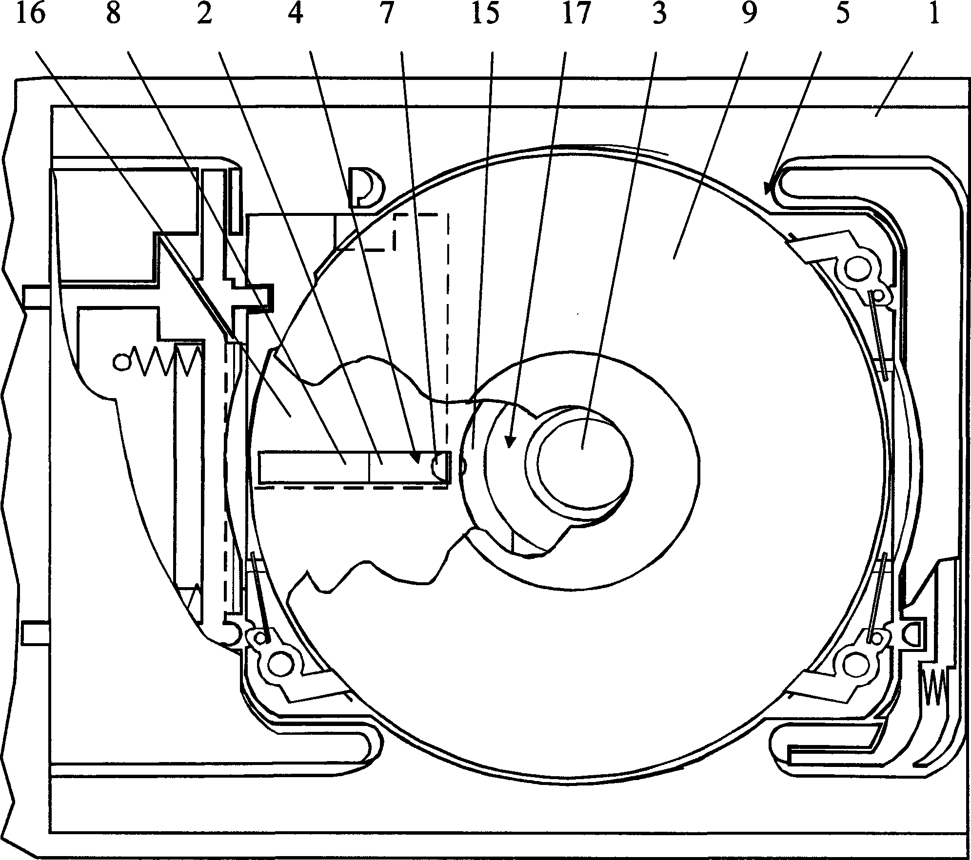 CD read-write equipment and method for manufacturing and regulating/controlling the optical head of the same