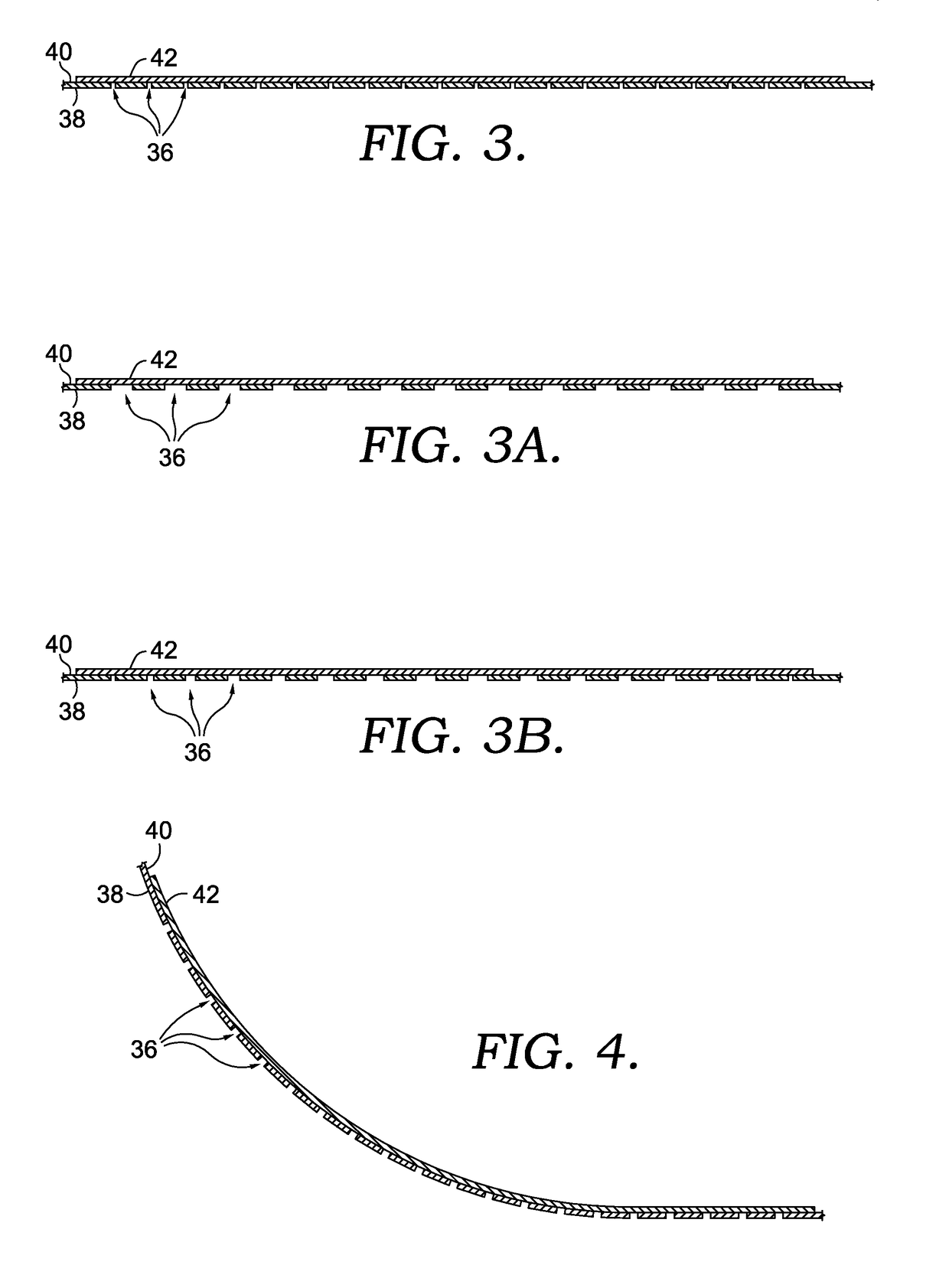 Garment having selected stretch zones