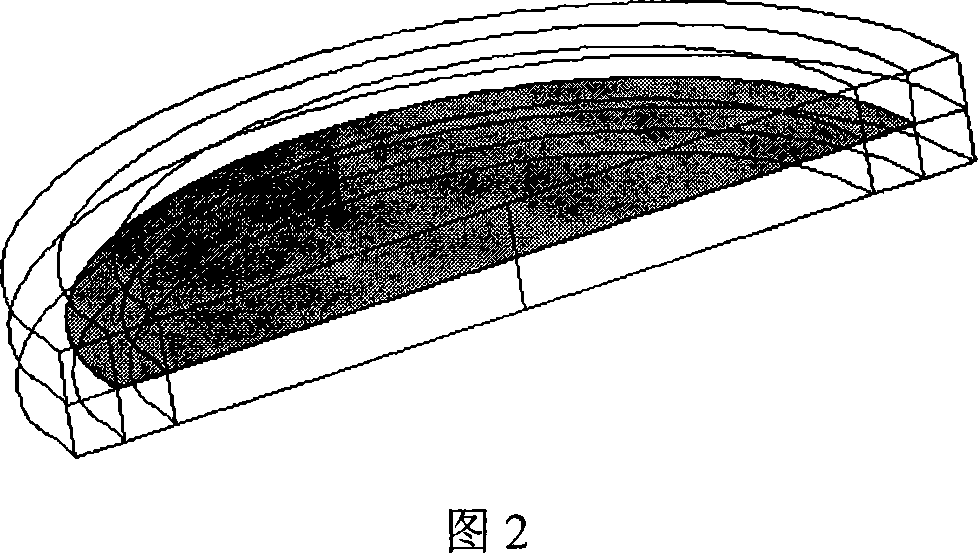 Embedded type finite element model tri-D crack enlargement emulation method