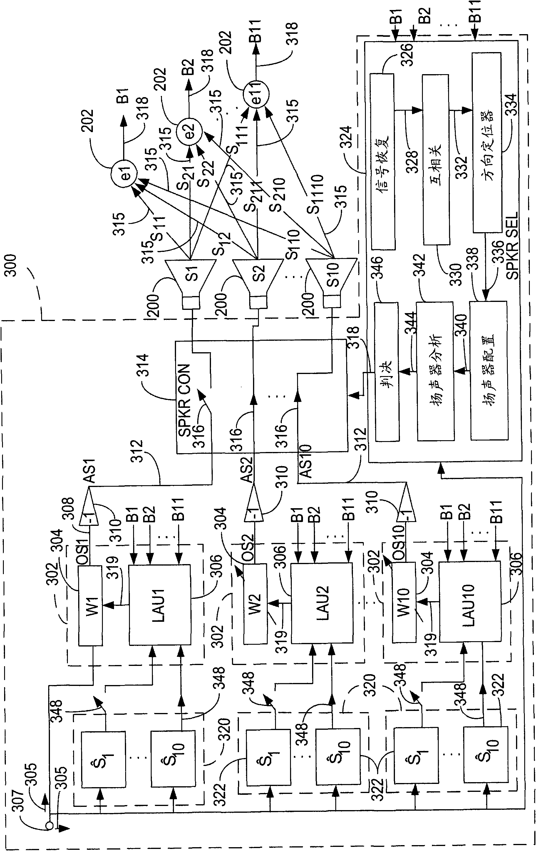 System and method for active noise control with adaptive speaker selection