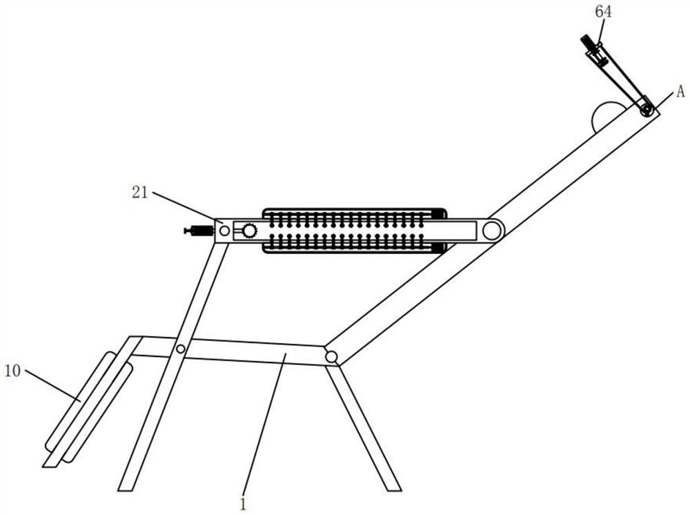 Auxiliary device capable of relieving fatigue of surgeon during long-time operation