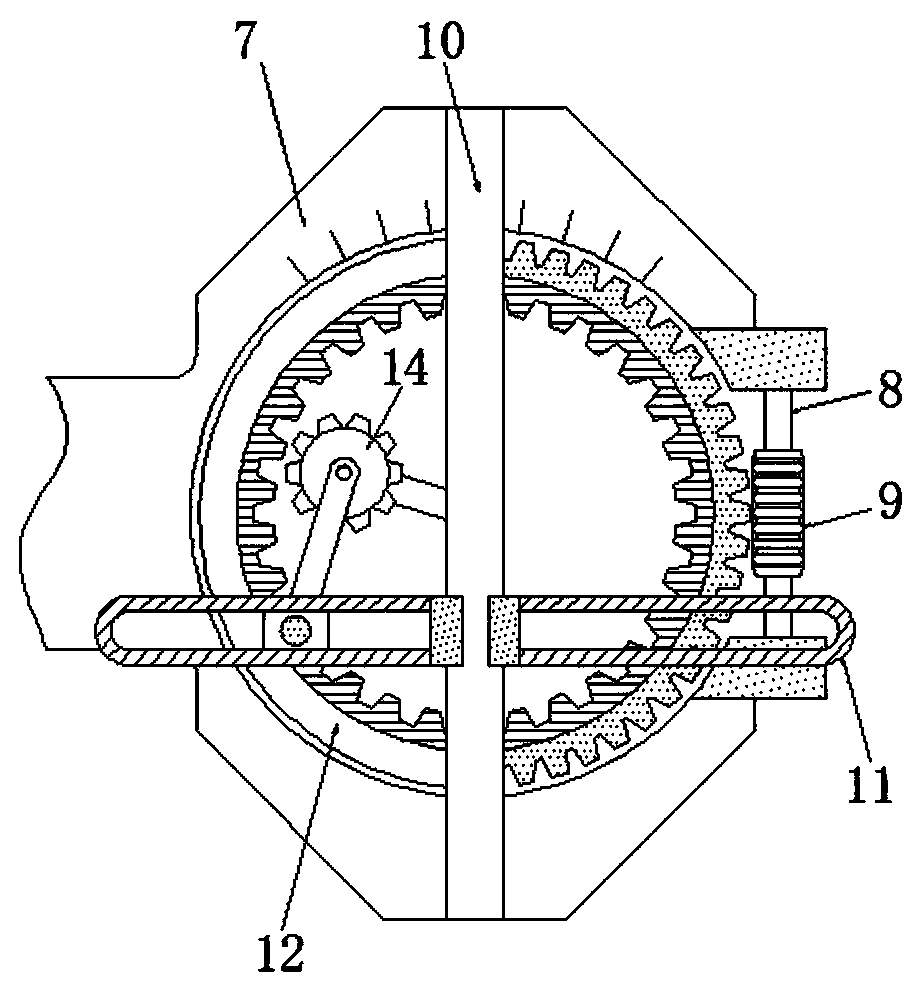 Upper limb rehabilitation nursing device capable of flexibly adjusting activity