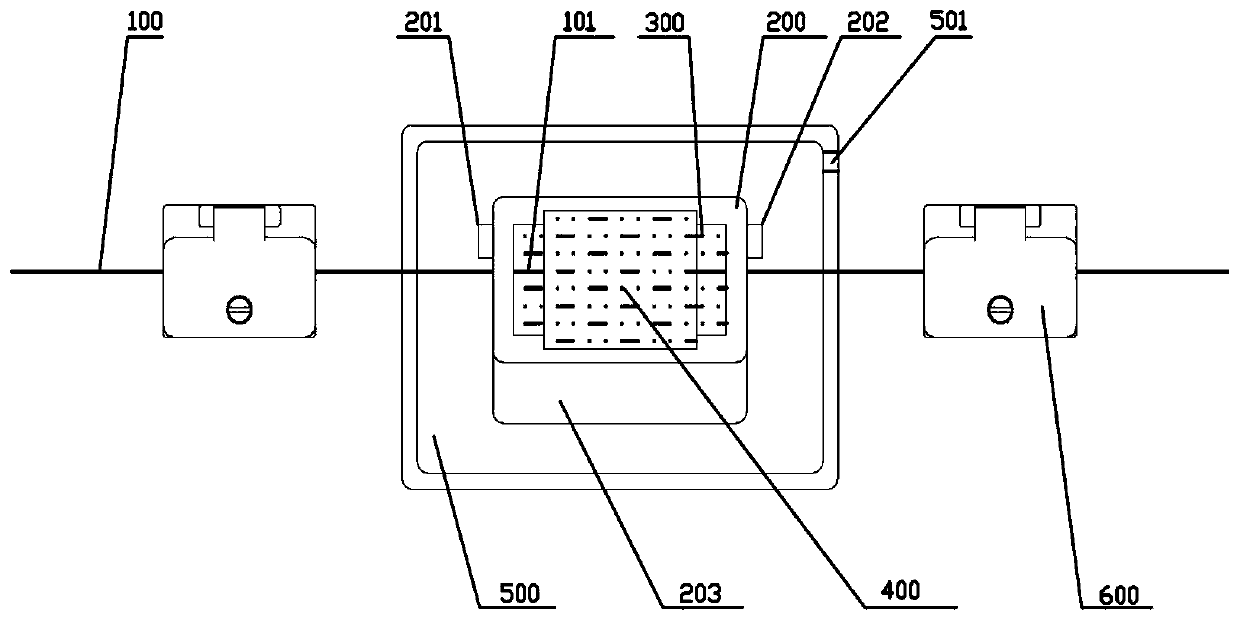 Fiber bragg grating manufacturing device and method