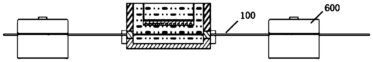 Fiber bragg grating manufacturing device and method