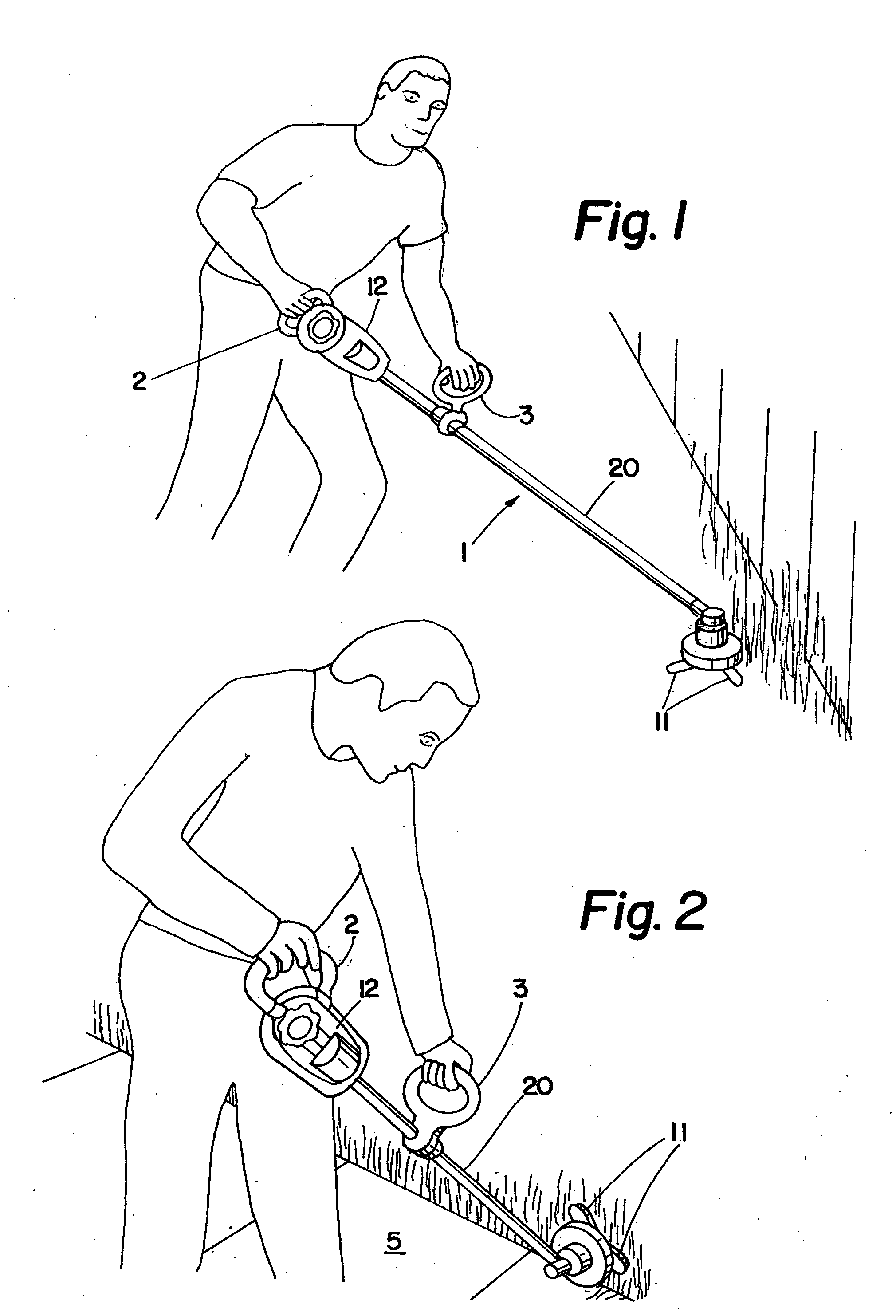 Combination Vegetation trimmer and edger