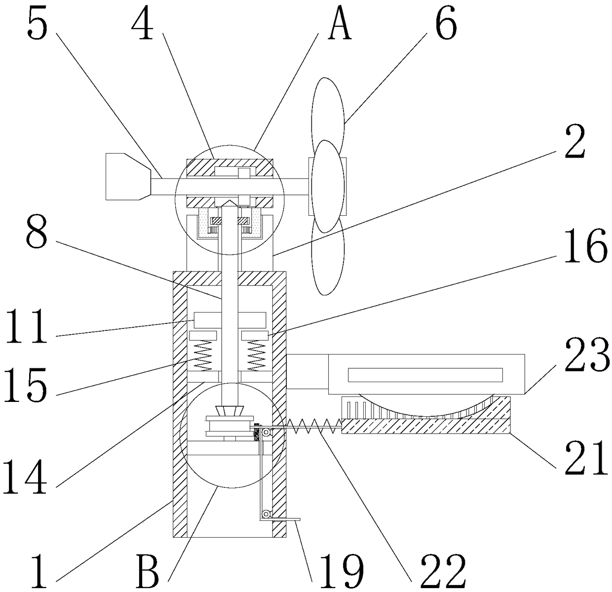 LED street lamp protection device