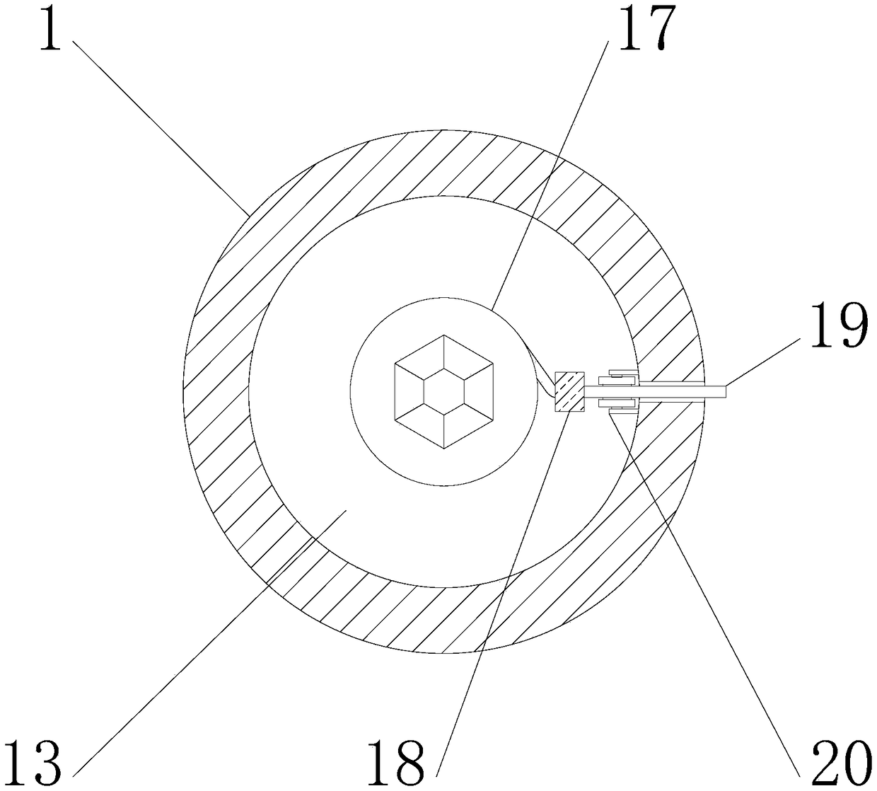 LED street lamp protection device