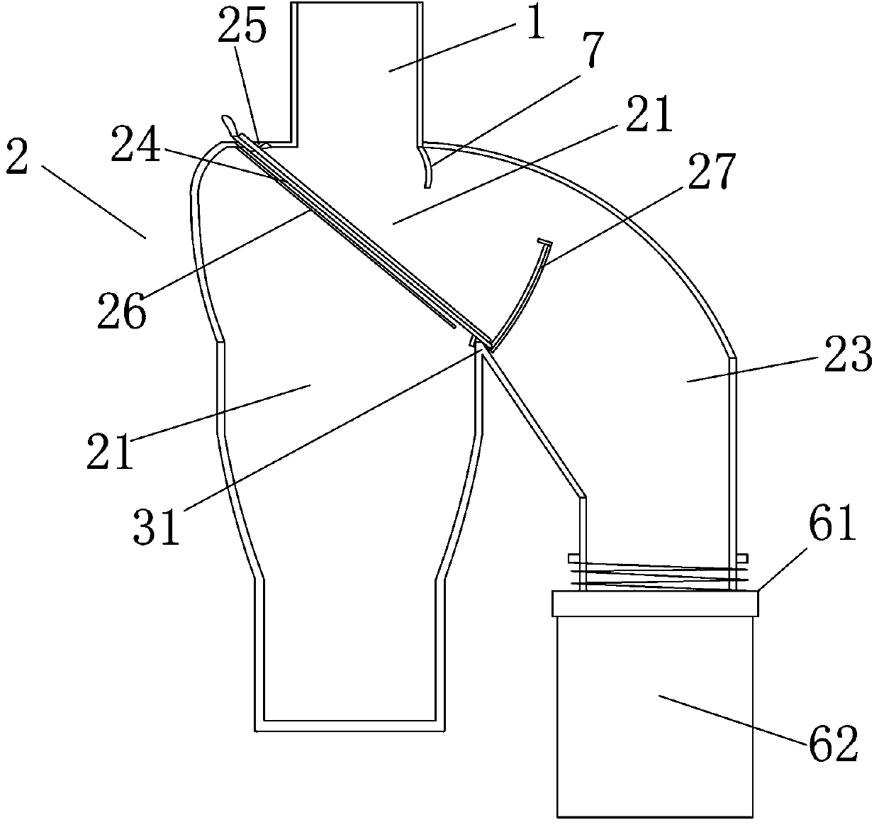 Domestic waste solid-liquid separation equipment