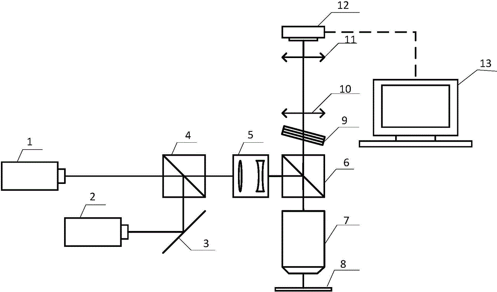 Random positioning super-resolution microscopy method and device based on fluorescence emission suppression mechanism